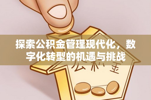 翠屏探索公积金管理现代化，数字化转型的机遇与挑战