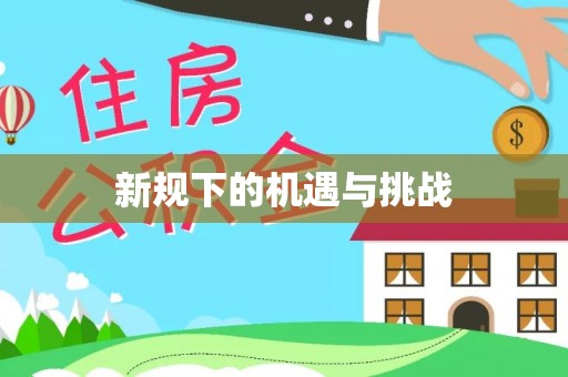 翠屏新规下的机遇与挑战
