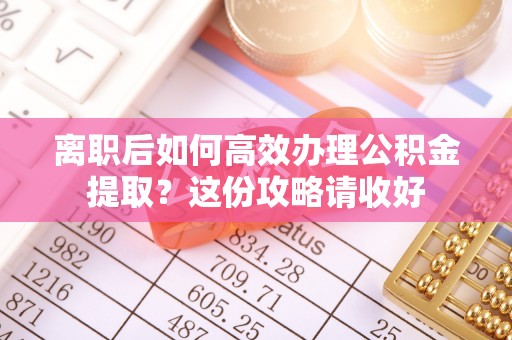 翠屏离职后如何高效办理公积金提取？这份攻略请收好