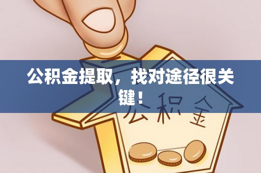 翠屏公积金提取，找对途径很关键！
