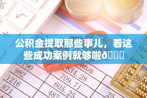 翠屏公积金提取那些事儿，看这些成功案例就够啦😎